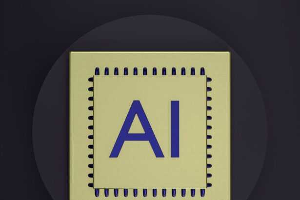 a computer chip with the letter a on it