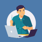 man, laptop, computer, technology, business, maintenance, support, system, service, professional, employee, equipment, software, cartoon, man, business, business, business, business, business