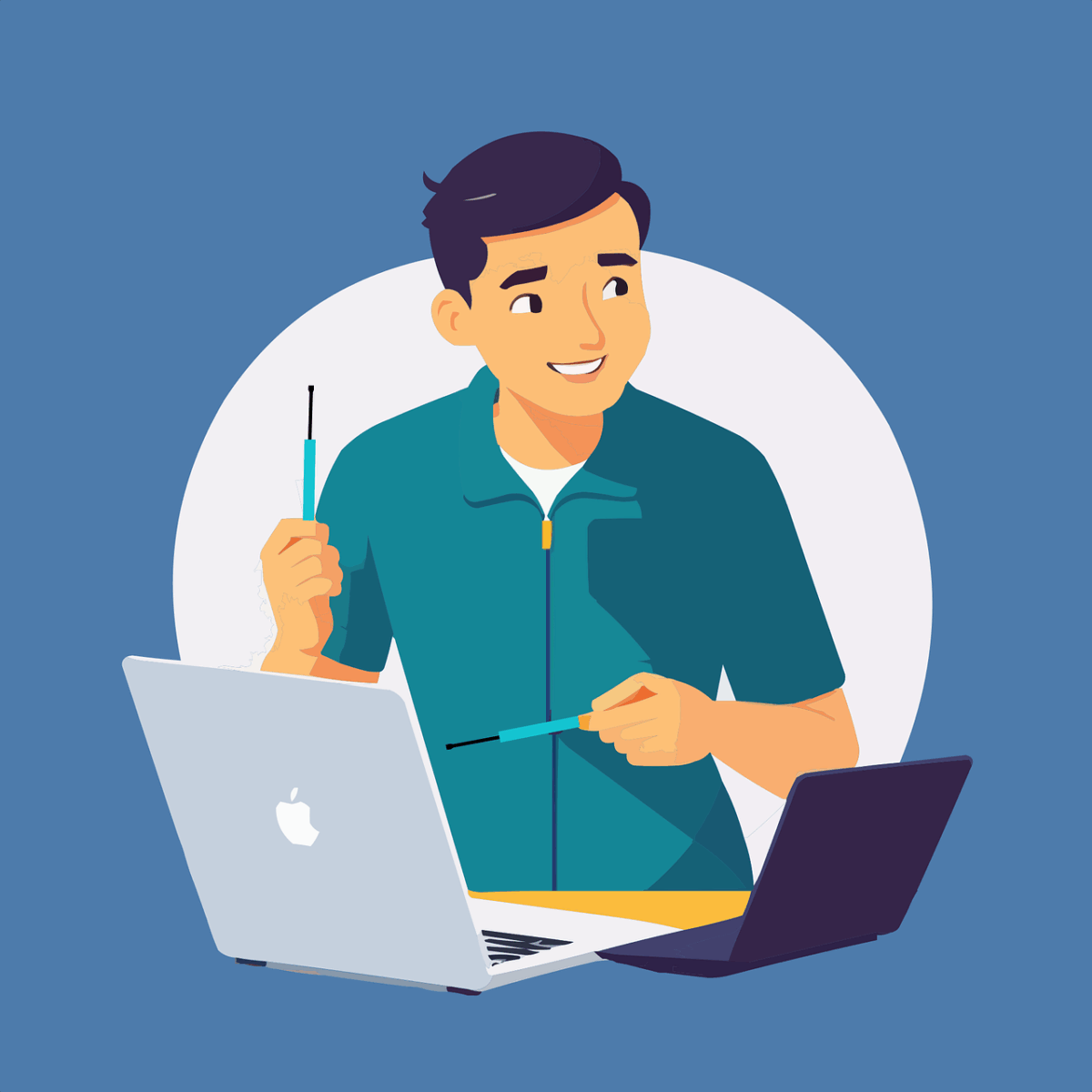 man, laptop, computer, technology, business, maintenance, support, system, service, professional, employee, equipment, software, cartoon, man, business, business, business, business, business