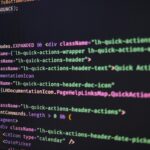 a computer screen with a bunch of text on it