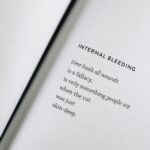 Internal Bleeding printed paper
