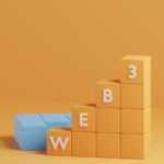 a block tower with the letters b e w on it