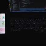 black and silver laptop computer