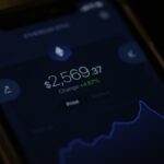 a cell phone displaying a price of $ 250