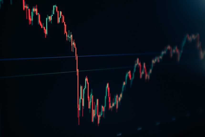 a close up of a line with a blue background