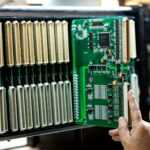 green and black computer motherboard