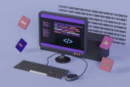 a computer with a keyboard and mouse