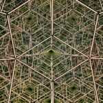 a close up view of a metal structure